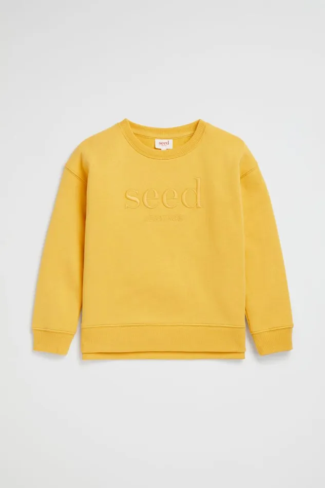 Seed Heritage TShirts and Tops Core Logo Sweat Honeycomb 8211 Girl