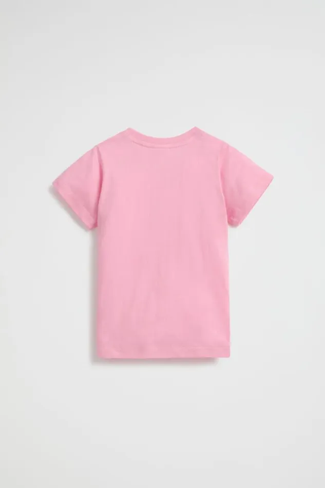 Seed Heritage TShirts and Tops Core Logo Tee Candy Pink Multi 8211 Baby