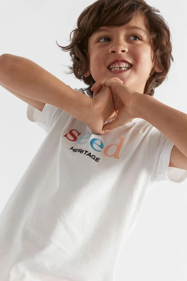 Seed Heritage TShirts and Tops Core Logo Tee Canvas Multi 8211 Boy