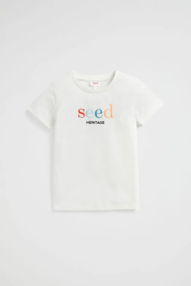 Seed Heritage TShirts and Tops Core Logo Tee Canvas Multi 8211 Boy