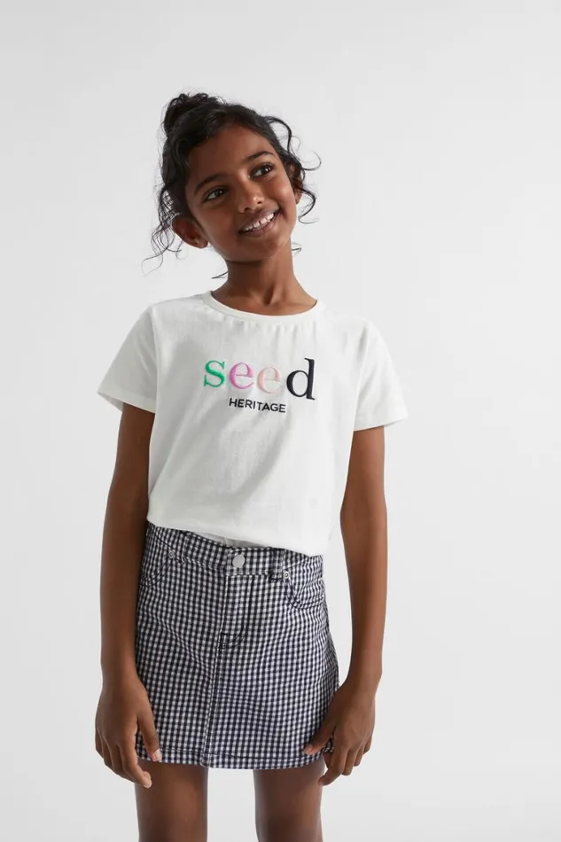 Seed Heritage TShirts and Tops Core Logo Tee Canvas Multi 8211 GirlBoy