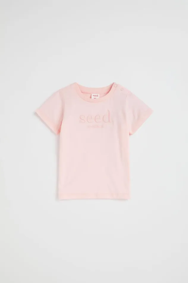 Seed Heritage TShirts and Tops Core Logo Tee Dusty Rose 8211 Baby