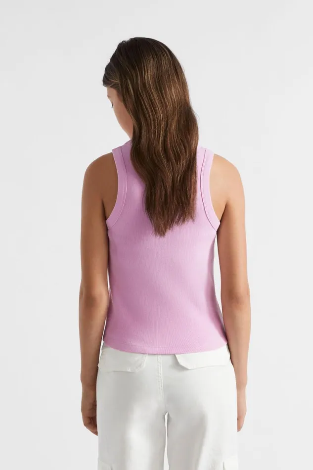 Seed Heritage TShirts and Tops Core Rib Tank Soft Orchid 8211 Teen Girl
