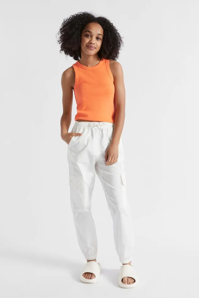 Seed Heritage TShirts and Tops Core Rib Tank Tangelo 8211 Teen Girl