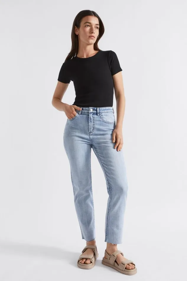 Seed Heritage TShirts and Tops Core Rib Tee Black 8211 Woman