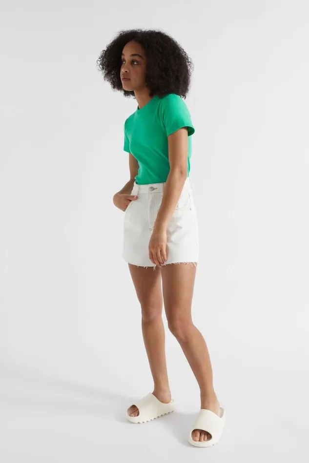Seed Heritage TShirts and Tops Core Rib Tee Jewel Green 8211 Teen Girl