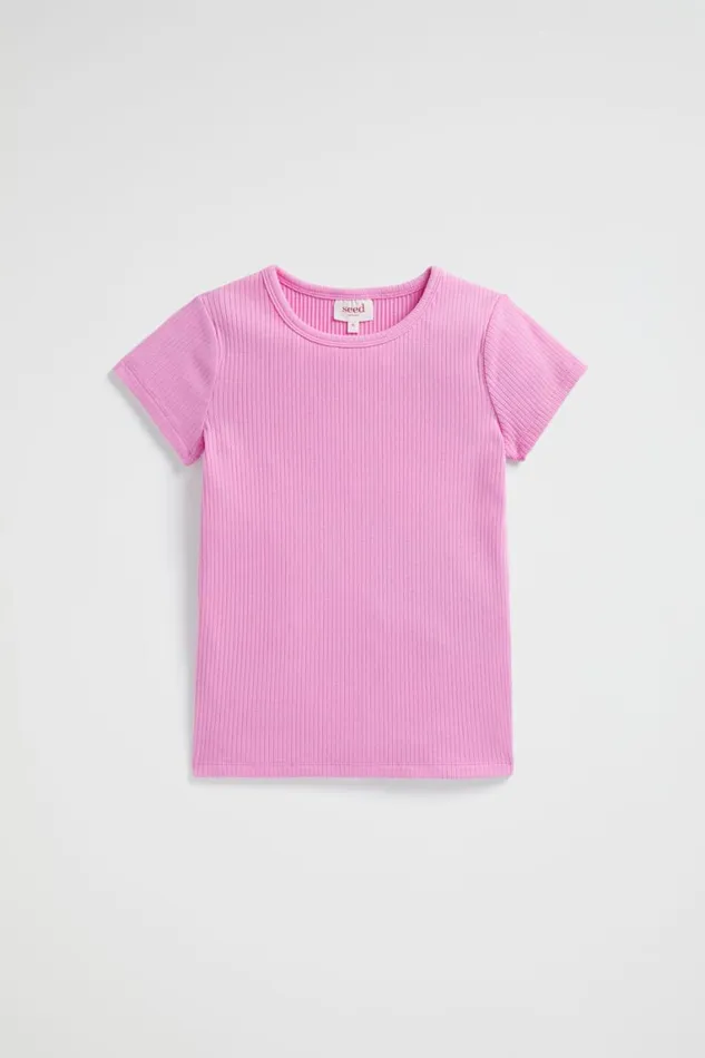 Seed Heritage TShirts and Tops Core Rib Tee Lily 8211 Girl
