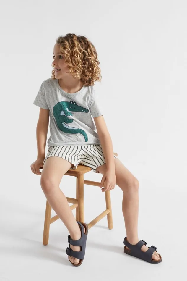 Seed Heritage TShirts and Tops Croc Tee Cloudy Marle 8211 Boy