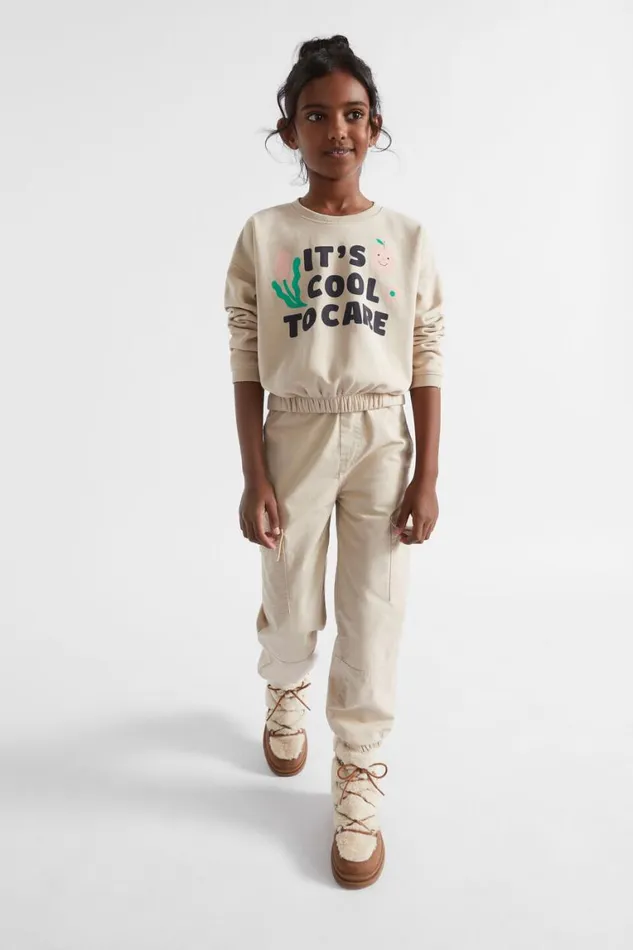 Seed Heritage TShirts and Tops Elasticated Sweat Ecru 8211 Girl