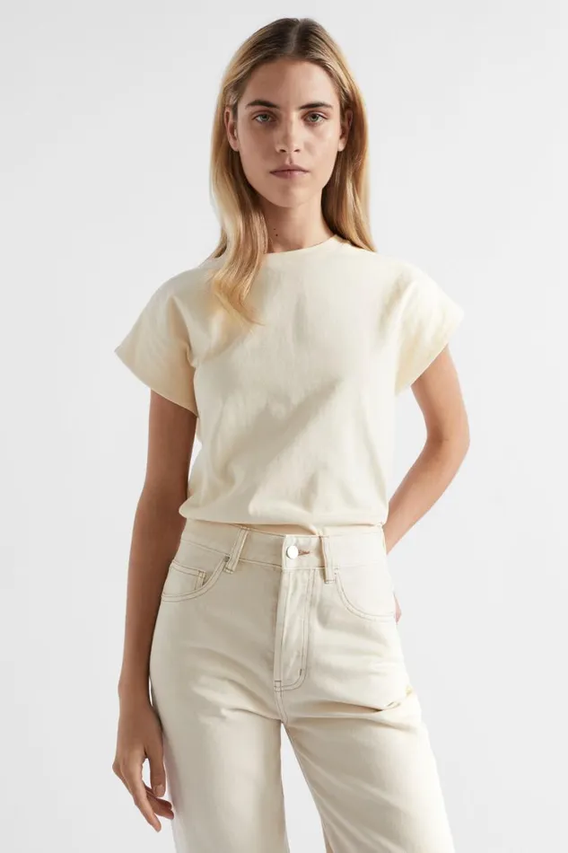 Seed Heritage TShirts and Tops Extended Shoulder Tee Magnolia 8211 Woman