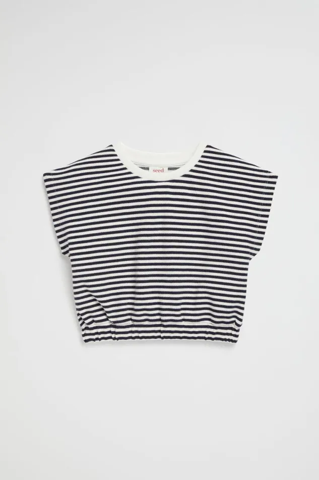 Seed Heritage TShirts and Tops Fashion Stripe Tee Midnight Stripe 8211 Girl