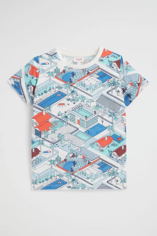 Seed Heritage TShirts and Tops Houses Tee Vintage White 8211 Boy