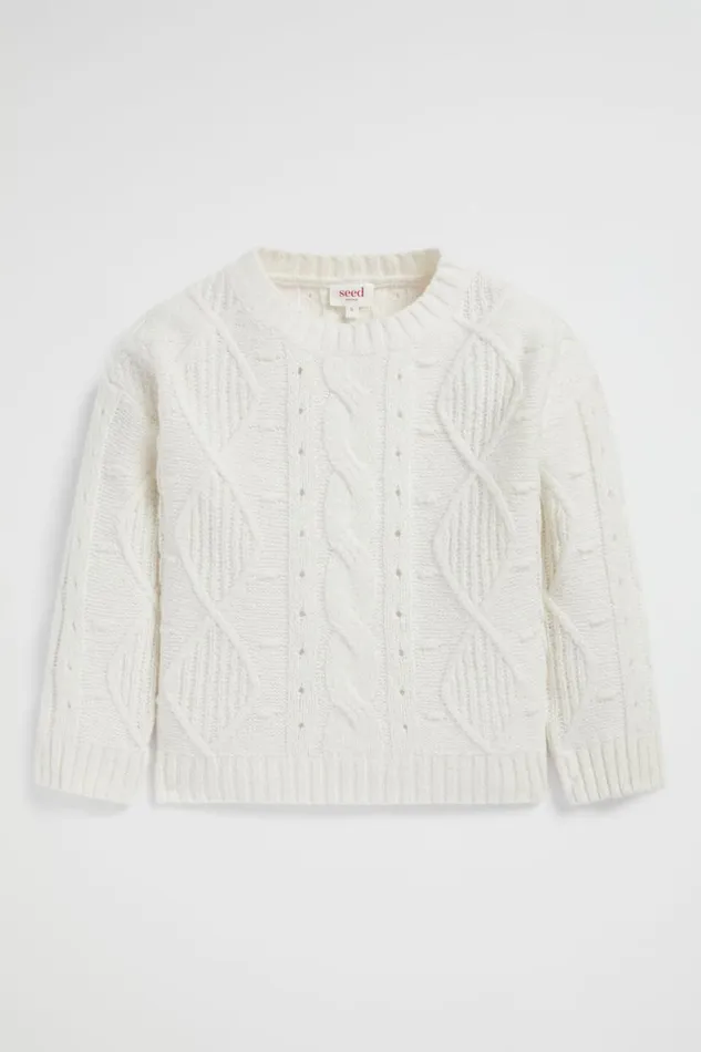 Seed Heritage TShirts and Tops Pompom Cable Knit Canvas 8211 Girl