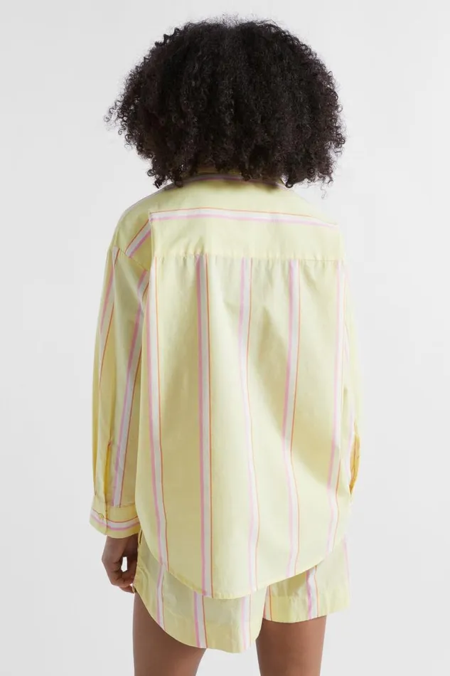 Seed Heritage TShirts and Tops Poplin Overshirt Lemonade 8211 Teen Girl