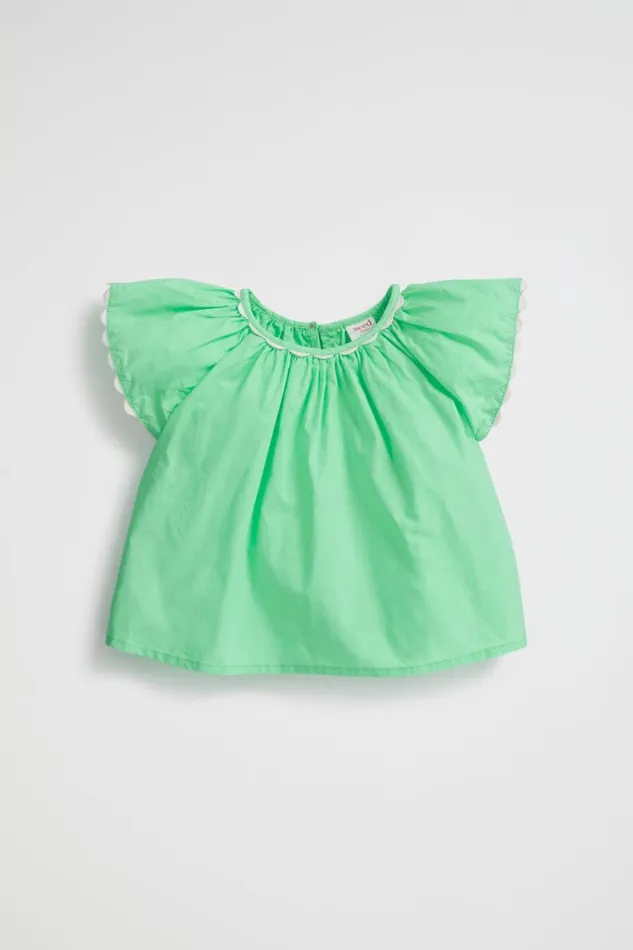 Seed Heritage TShirts and Tops Ricrac Trim Top Pine Lime 8211 Baby