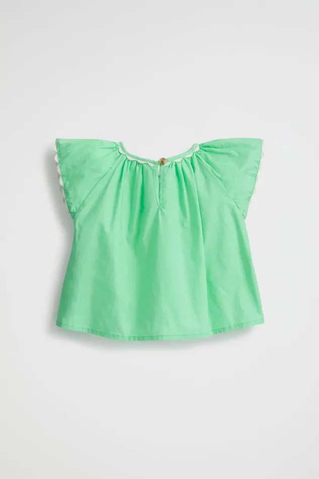 Seed Heritage TShirts and Tops Ricrac Trim Top Pine Lime 8211 Baby