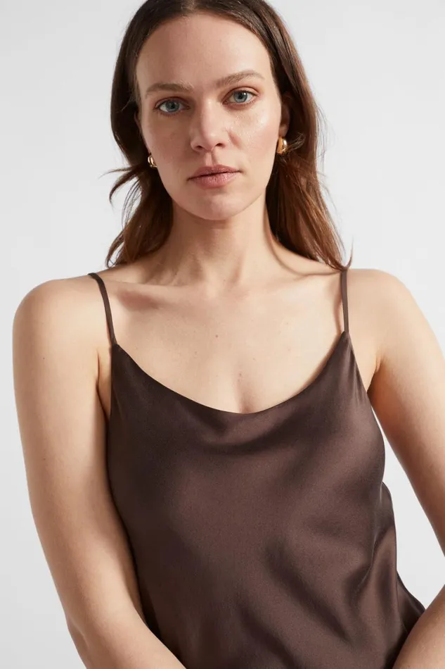 Seed Heritage TShirts and Tops Silk Camisole Deep Raisin 8211 Woman