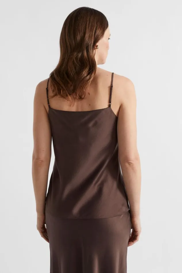 Seed Heritage TShirts and Tops Silk Camisole Deep Raisin 8211 Woman