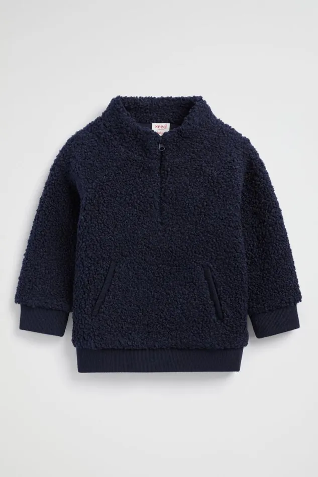 Seed Heritage TShirts and Tops Teddy Sweat Midnight Blue 8211 Baby