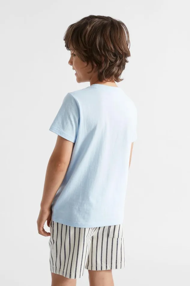 Seed Heritage TShirts and Tops Tiger Face Tee Baby Blue 8211 Boy