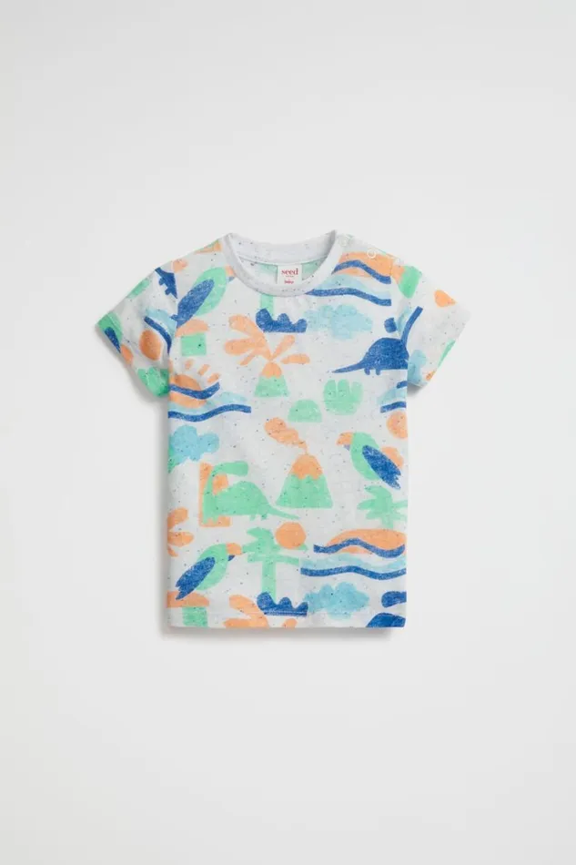 Seed Heritage TShirts and Tops Volcano Tee Marine Speckle 8211 Baby