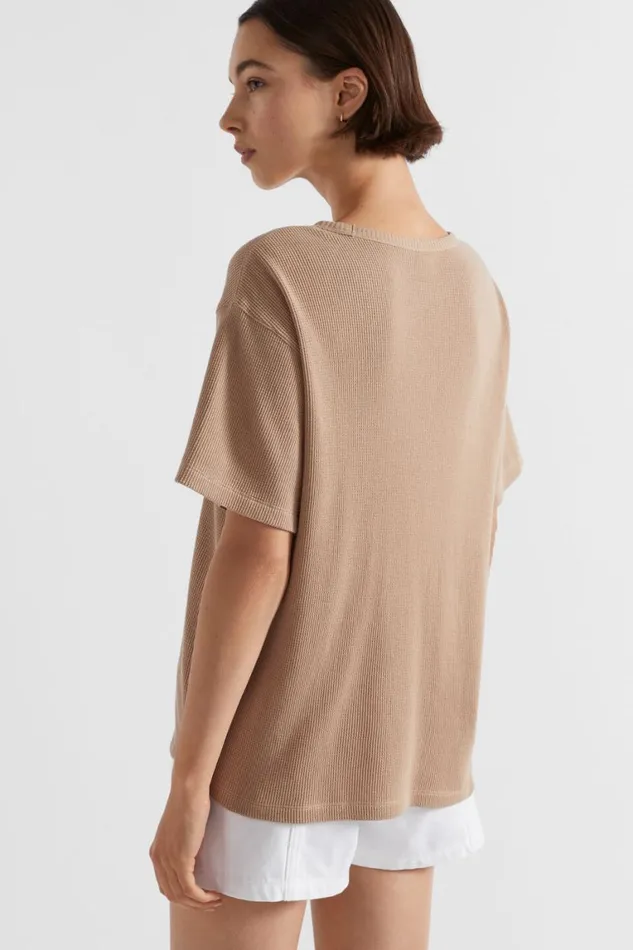 Seed Heritage TShirts and Tops Waffle Logo Tee Barley 8211 Woman