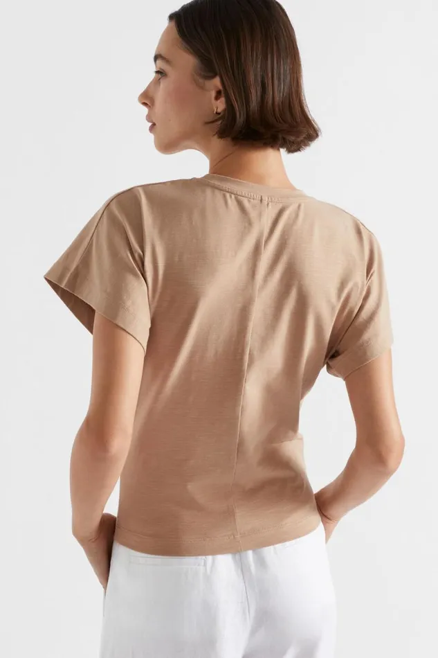 Seed Heritage TShirts and Tops Waisted Jersey Tee Barley 8211 Woman