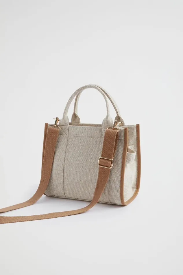 Seed Heritage Tote Bags Seed Mini Fabric Tote Caramel 8211 Woman