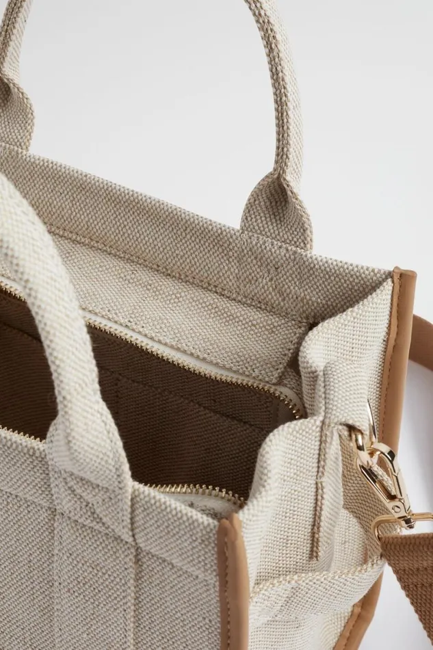 Seed Heritage Tote Bags Seed Mini Fabric Tote Caramel 8211 Woman