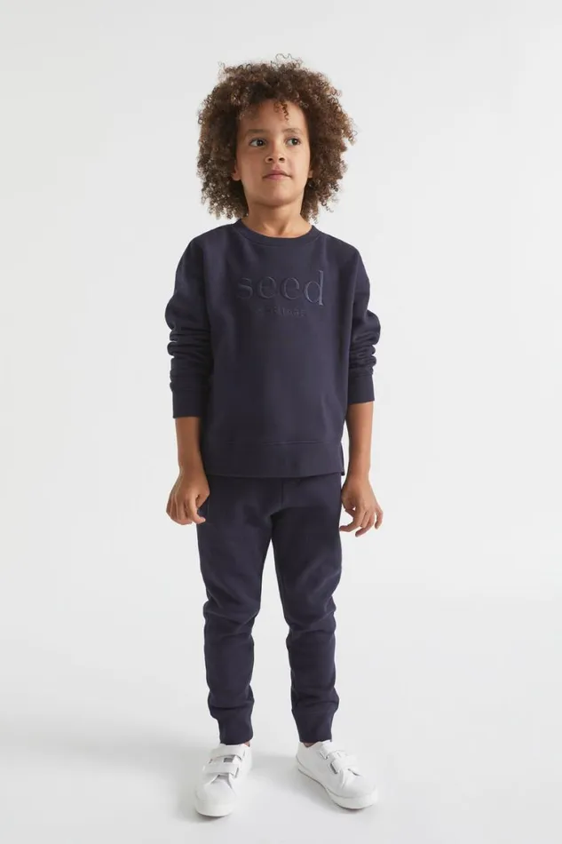Seed Heritage Track Pants Core Trackpant Midnight Blue 8211 Boy