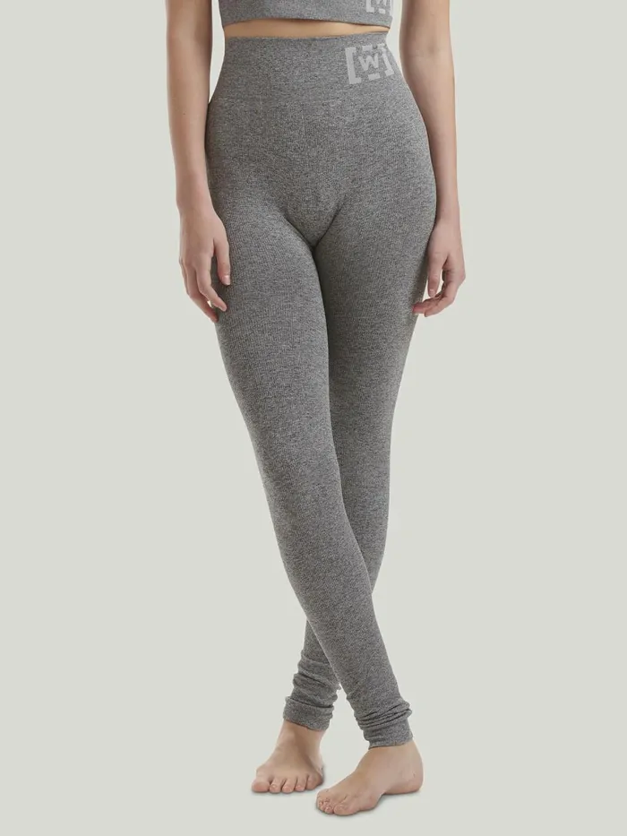 Shaping Athleisure Leggings Grey Melange Women Wolford Athleisure Leggings