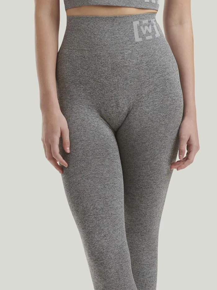 Shaping Athleisure Leggings Grey Melange Women Wolford Athleisure Leggings