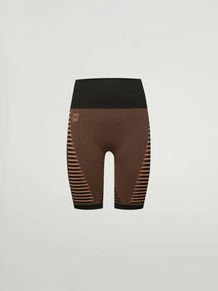 Shaping Slit Biker Caramelblack Women Wolford Shorts