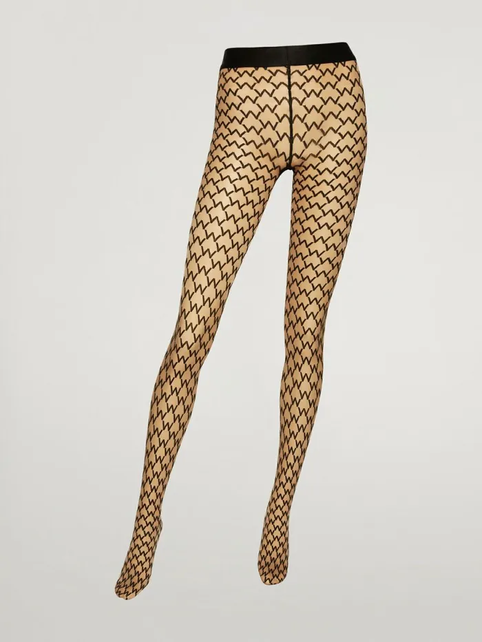 Sheer W Tights Gobiblack Women Wolford Tights