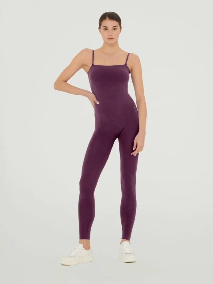 Shiny Jumpsuit Mineral Redpink Women Wolford Trousers and Jumpsuits