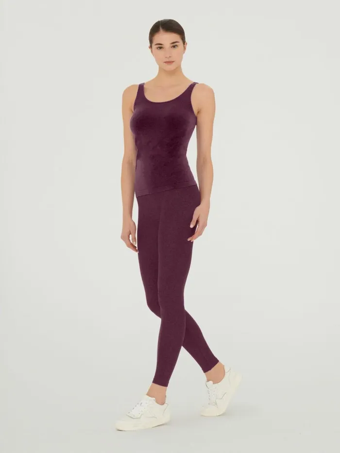 Shiny Top Sleeveless Mineral Redpink Women Wolford Tops