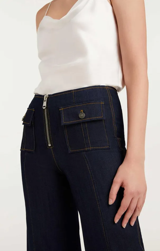 Shop Azure Pant Indigo Cinq Sept Pants