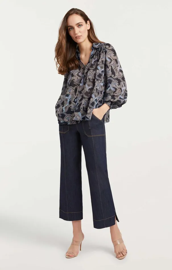 Shop Benji Pant Indigo Cinq Sept Pants