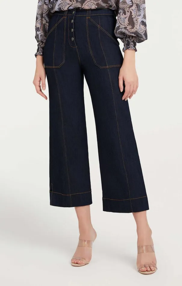 Shop Benji Pant Indigo Cinq Sept Pants