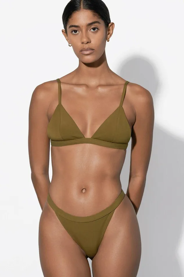 Shop Bikini Bottoms Mara Hoffman Lenni Bikini Bottom Green Shop Bikini Bottoms Mara Hoffman Lenni Bikini Bottom Green