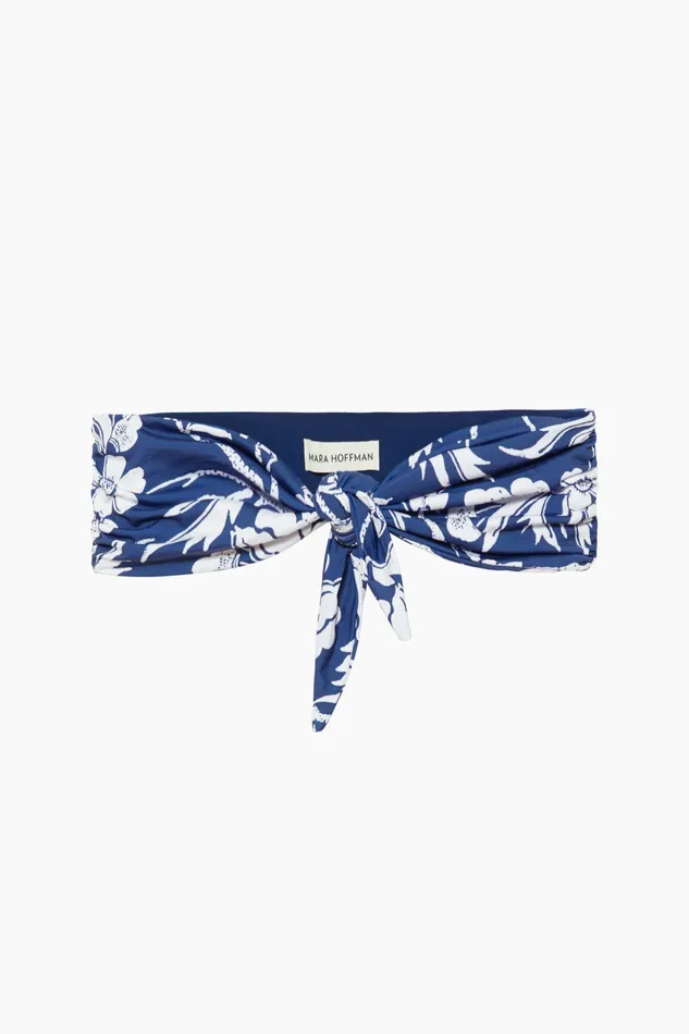 Shop Bikini Tops Mara Hoffman Kai Bikini Top Blue