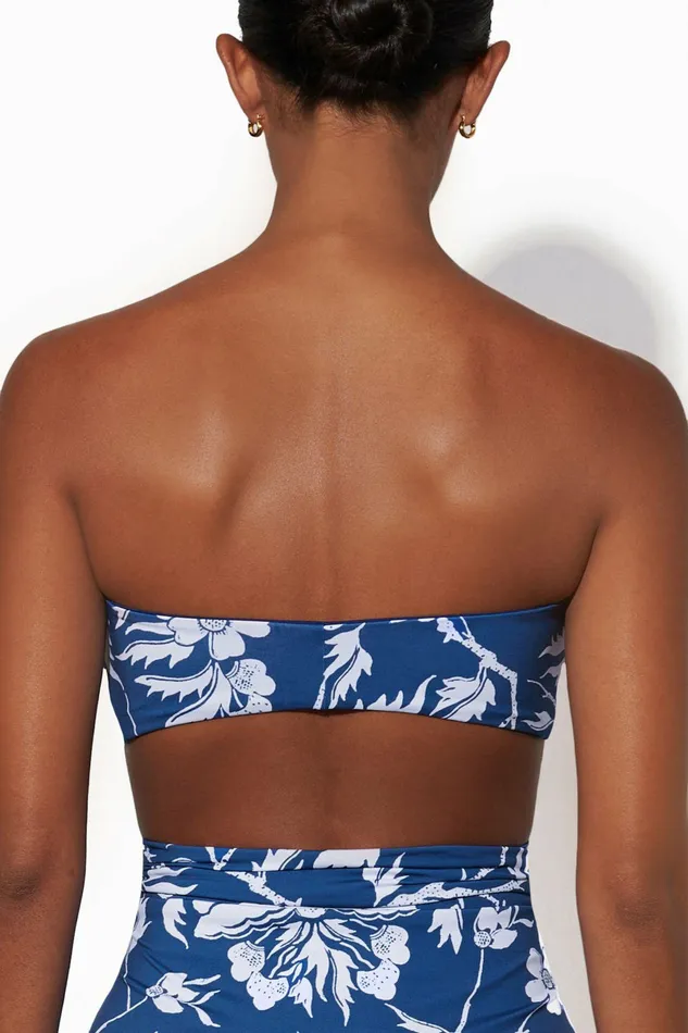 Shop Bikini Tops Mara Hoffman Kai Bikini Top Blue Shop Bikini Tops Mara Hoffman Kai Bikini Top Blue
