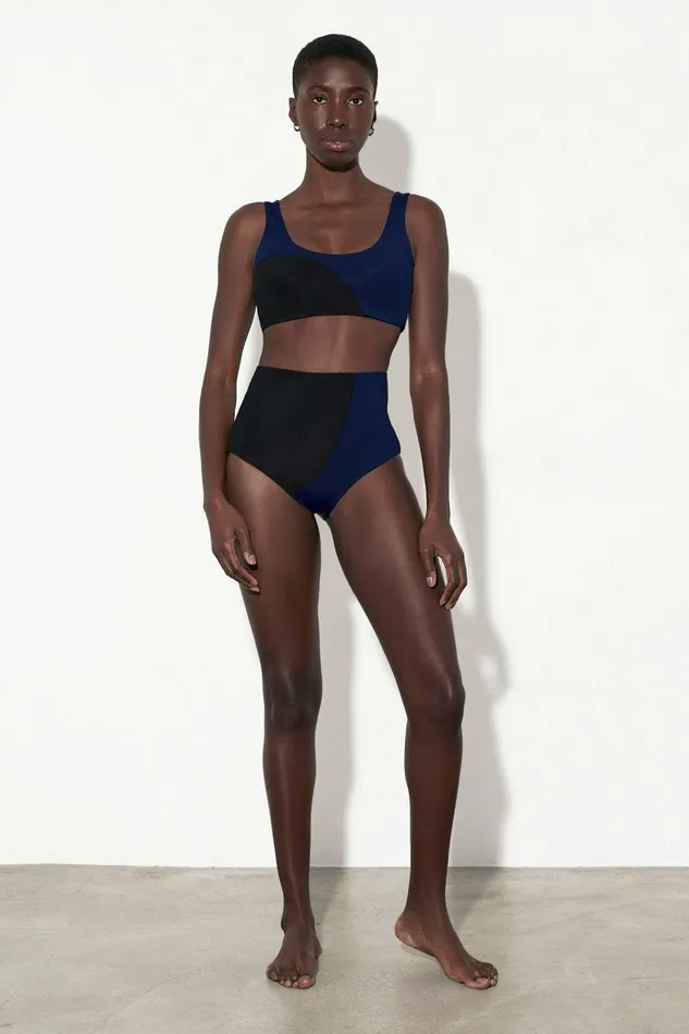 Shop Bikini Tops Mara Hoffman Lira Bikini Top Blue Shop Bikini Tops Mara Hoffman Lira Bikini Top Blue