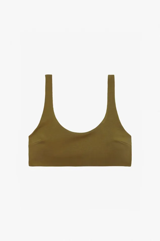 Shop Bikini Tops Mara Hoffman Lira Bikini Top Green