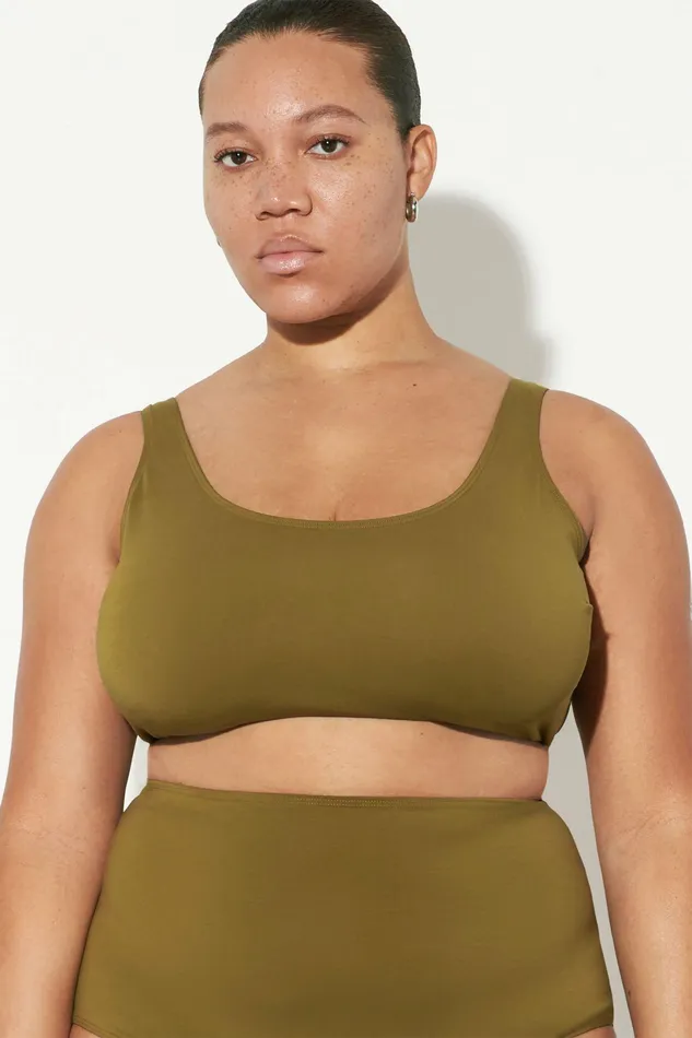 Shop Bikini Tops Mara Hoffman Lira Bikini Top Green Shop Bikini Tops Mara Hoffman Lira Bikini Top Green