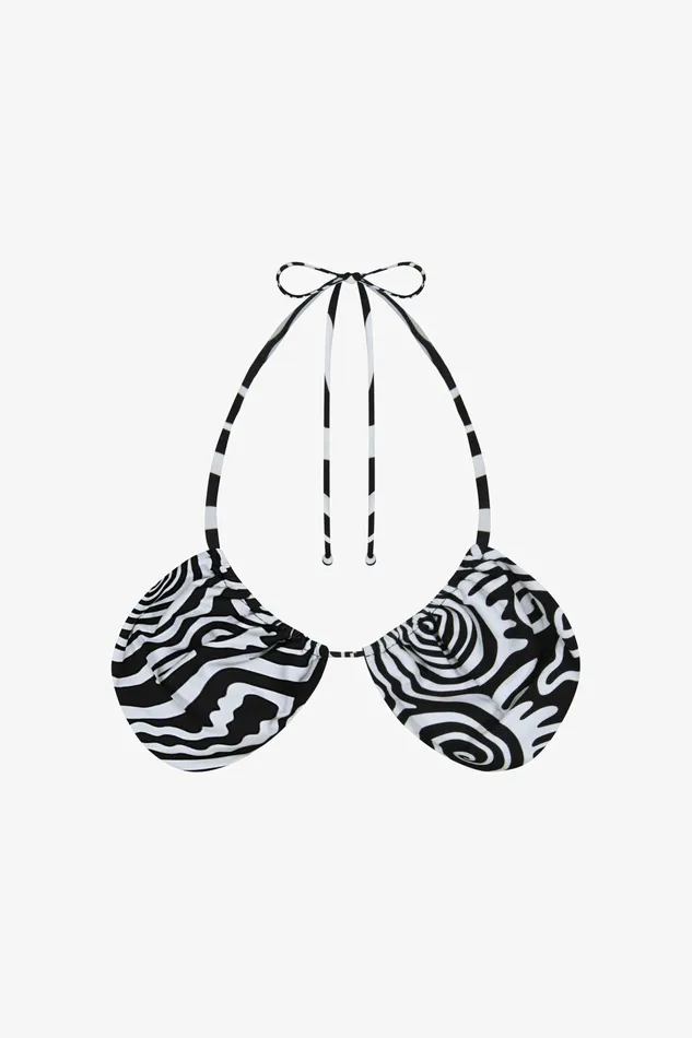 Shop Bikini Tops Mara Hoffman Yayi Bikini Top Black