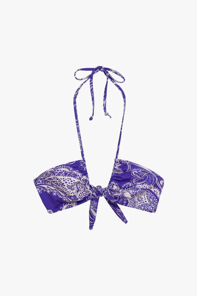 Shop Bikini Tops Mara Hoffman Yayi Bikini Top Purple