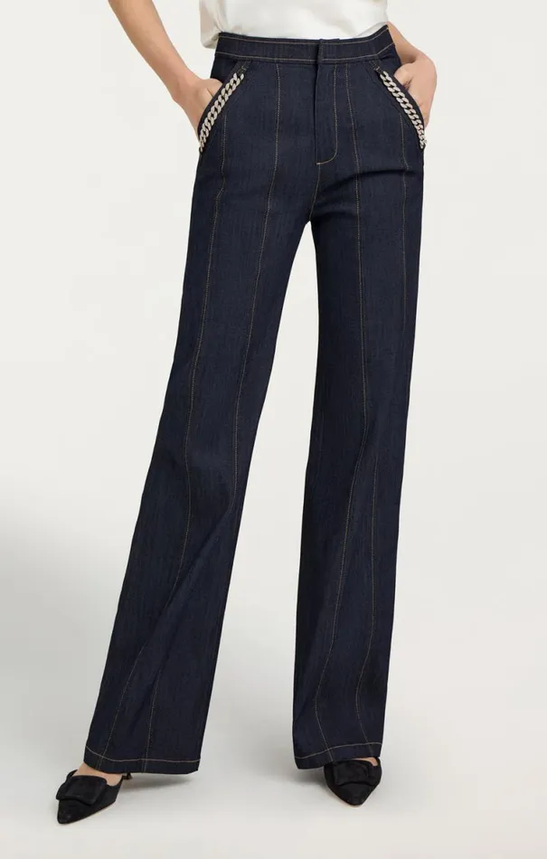 Shop Chaya Pant Indigo Cinq Sept Pants