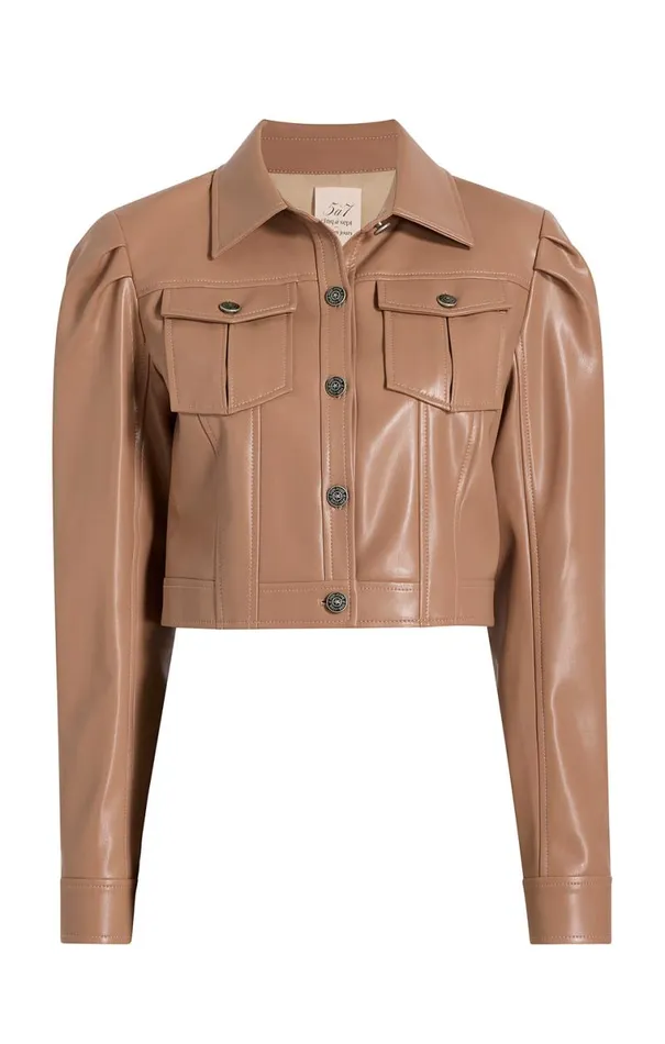 Shop Della Jacket Mocha Cinq Sept Outerwear