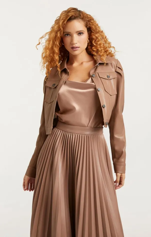 Shop Della Jacket Mocha Cinq Sept Outerwear